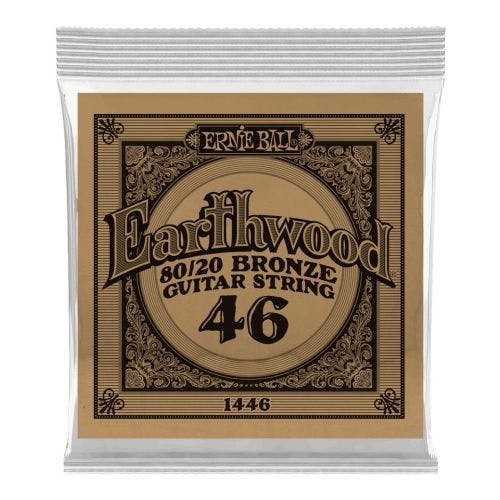 Ernie Ball Single 80/20 Bronze Acoustic Guitar String 46 Ernie Ball Single 80/20 Bronze Acoustic Guitar String 46