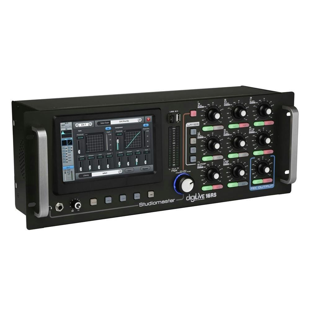 Studiomaster DigiLive 16RS Rackmount Digital Mixing Console with 12 Mic Inputs Studiomaster DigiLive 16RS Rackmount Digital Mixing Console with 12 Mic Inputs
