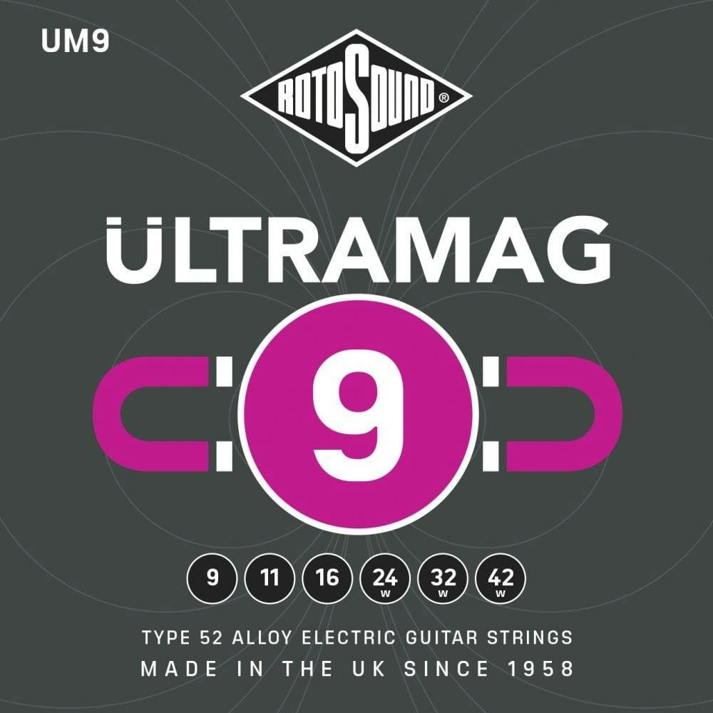 Rotosound Ultramag UM9 9-42 Electric Guitar Strings Rotosound Ultramag UM9 9-42 Electric Guitar Strings