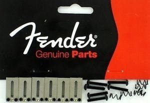 Fender Stratocaster Cast Bridge Saddles with Hardware Fender Stratocaster Cast Bridge Saddles with Hardware
