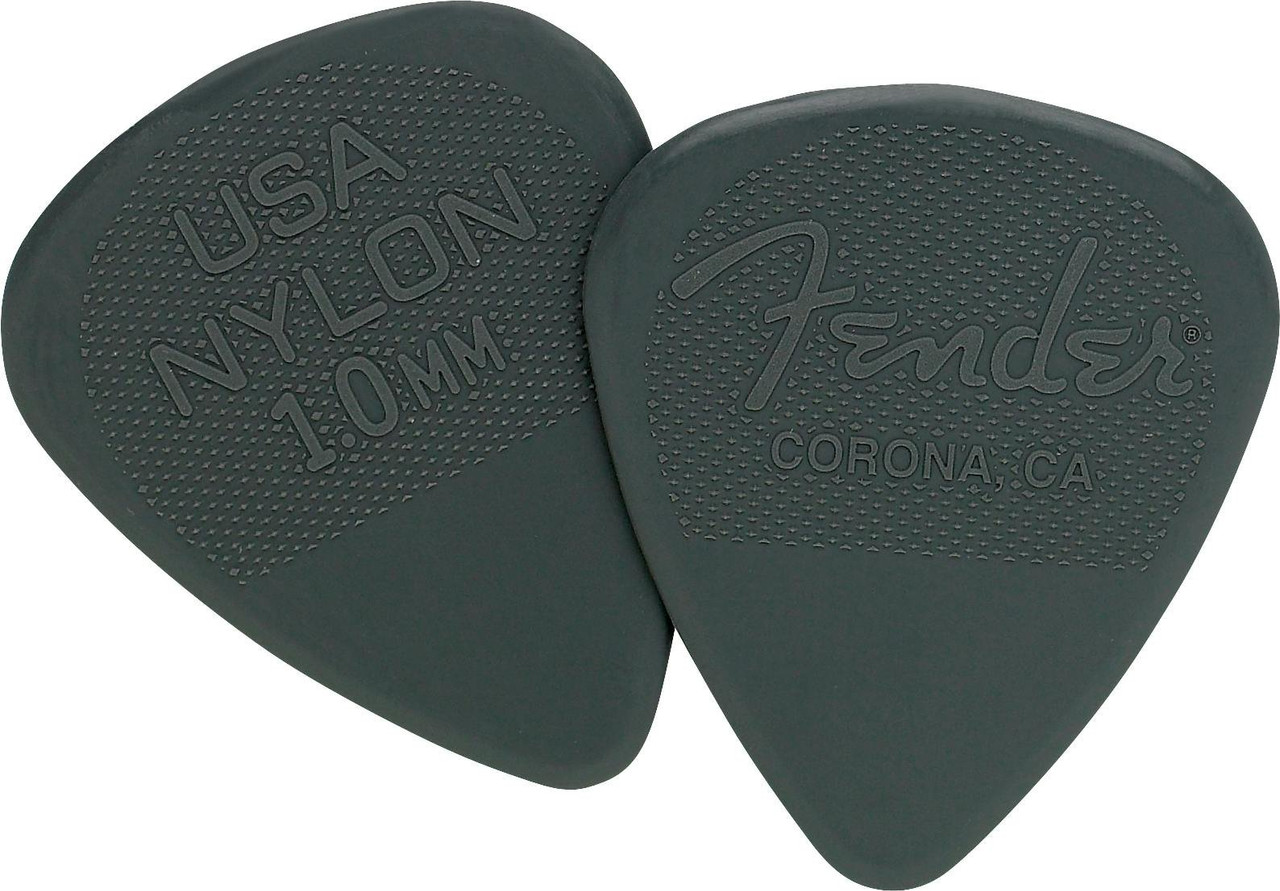 Fender Nylon Picks 12 Pack 1.00 Gauge Fender Nylon Picks 12 Pack 1.00 Gauge