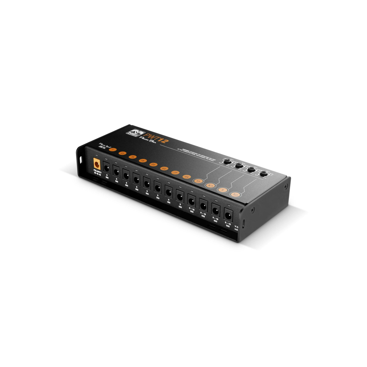 Palmer PWT12 MK2 Universal 12-Outlet Pedalboard Power Supply