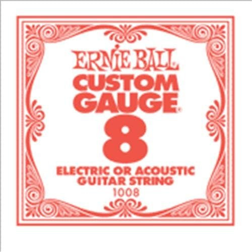 Ernie Ball Single Plain Guitar String 8 Ernie Ball Single Plain Guitar String 8