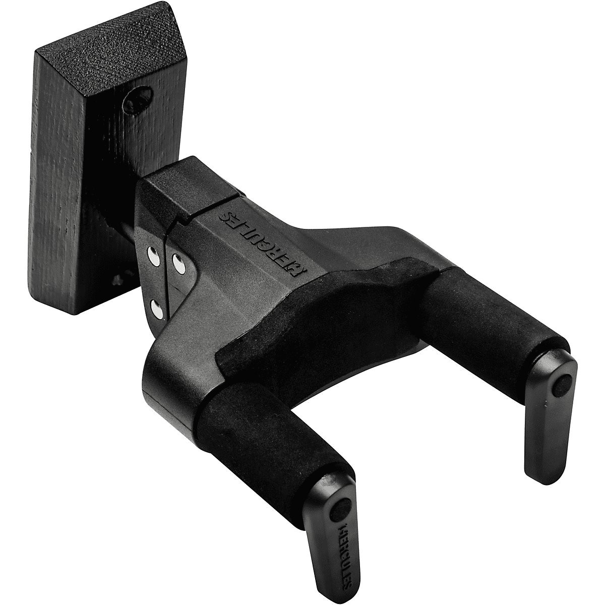 Hercules Auto Grip System Guitar Hanger with Black Wood Base