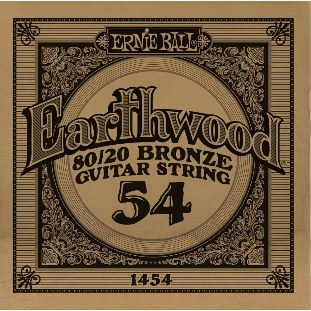 Ernie Ball Single 80/20 Bronze Acoustic Guitar String 54 Ernie Ball Single 80/20 Bronze Acoustic Guitar String 54