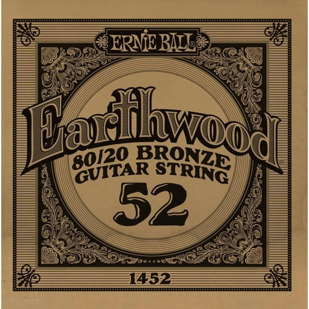 Ernie Ball Single 80/20 Bronze Acoustic Guitar String 52 Ernie Ball Single 80/20 Bronze Acoustic Guitar String 52