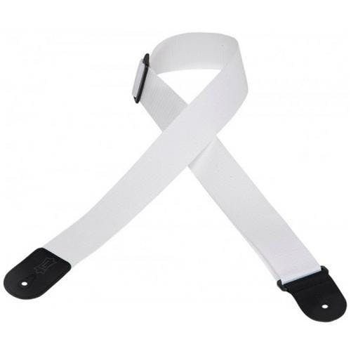 Levy M8 White Polyester Guitar Strap Levy M8 White Polyester Guitar Strap