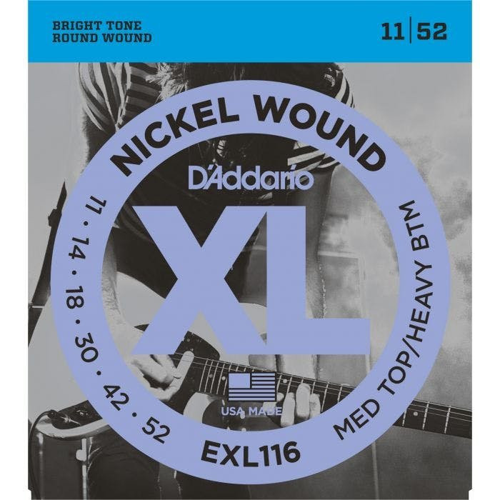 D'Addario XL 11-52 Medium Top Heavy Bottom Strings