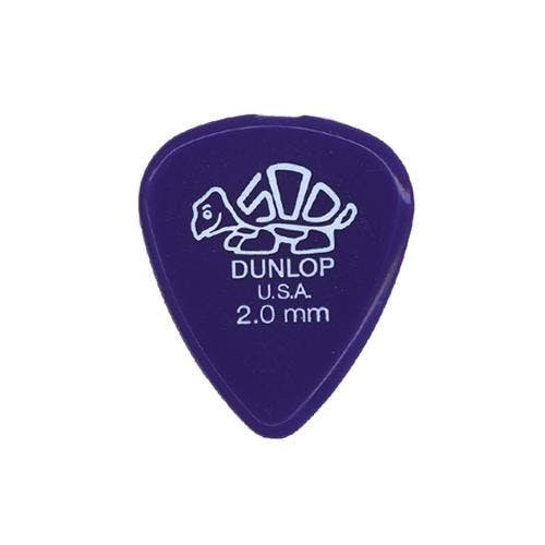 Jim Dunlop Delrin 500 Plectrums 2.00mm 12-Pack