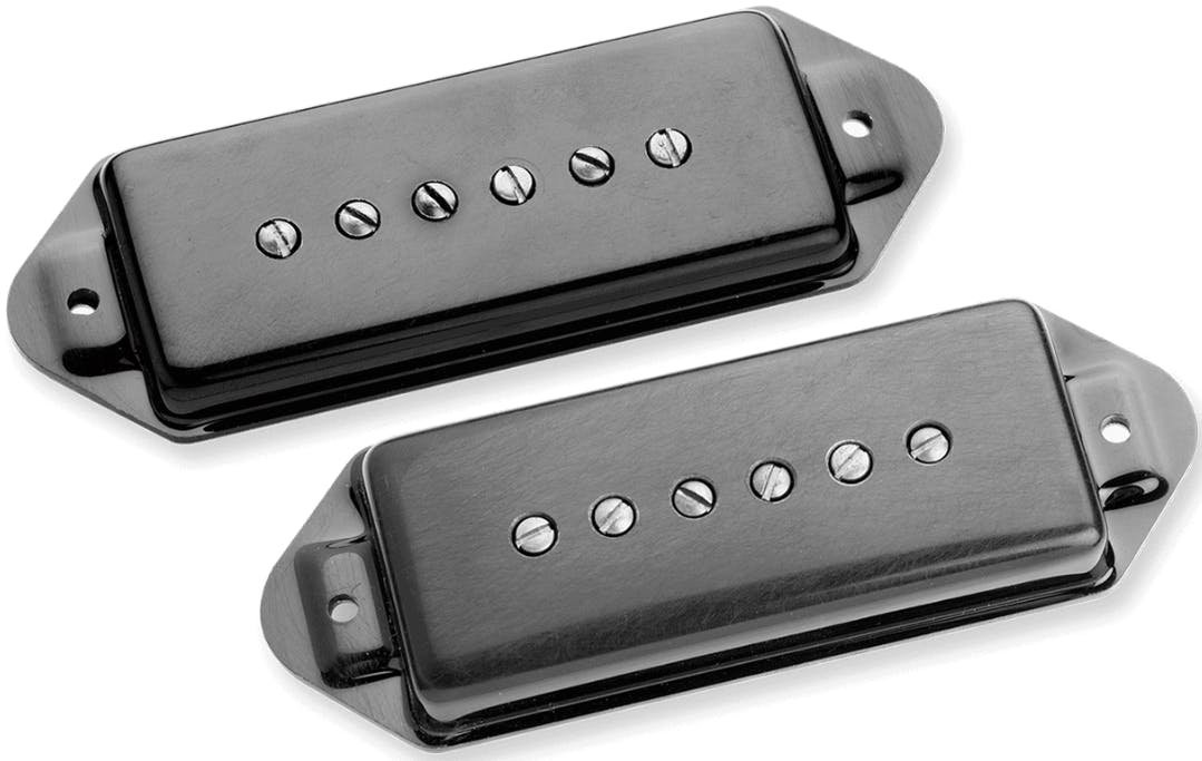 Seymour Duncan Silencer P90 Dog Ear Hot in Black Pickup Set Seymour Duncan Silencer P90 Dog Ear Hot in Black Pickup Set