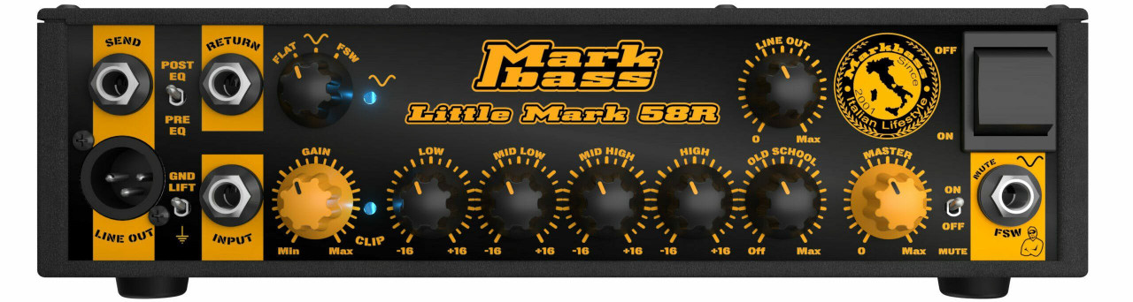 Markbass LITTLE MARK 250 Blackline Bass Head - Andertons Music Co.