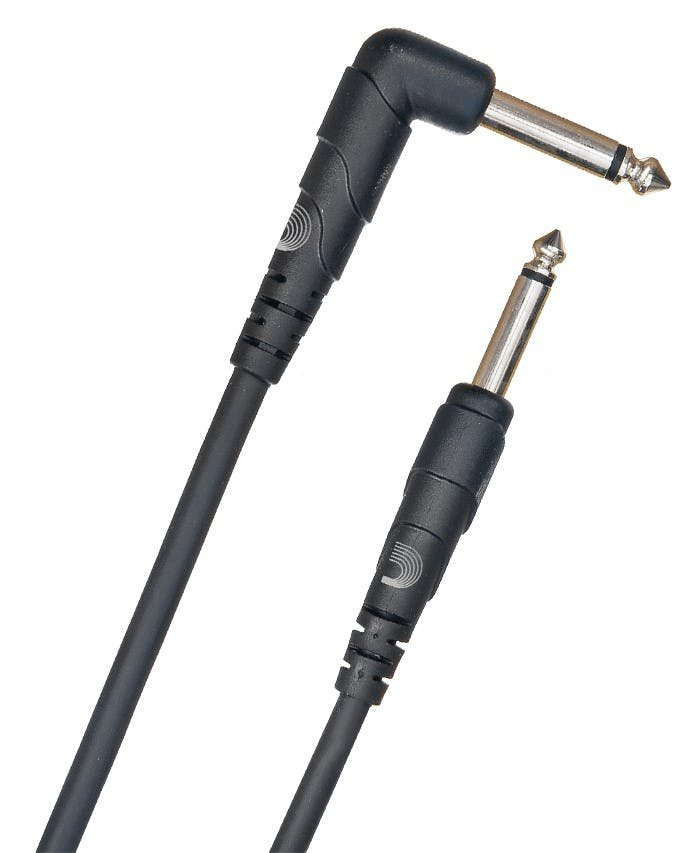 D'Addario Classic Series Instrument Cable Right Angle Plug 10ft D'Addario Classic Series Instrument Cable Right Angle Plug 10ft