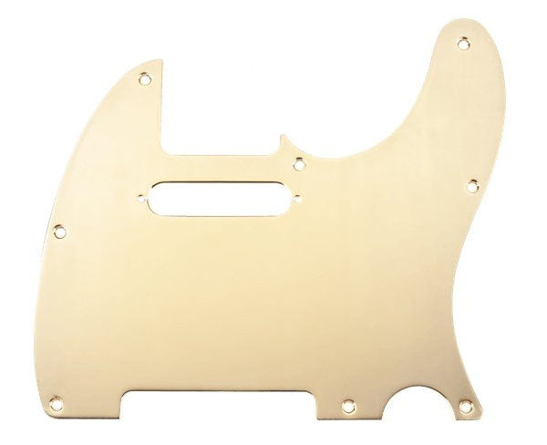 Fender Telecaster Pickguard Gold-Plated Fender Telecaster Pickguard Gold-Plated