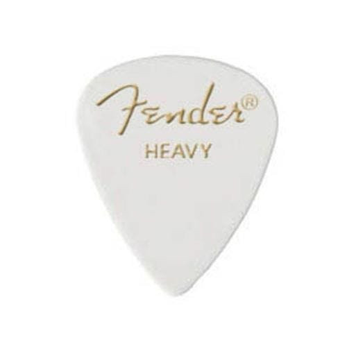Fender Heavy Picks White Pack of 12 Fender Heavy Picks White Pack of 12