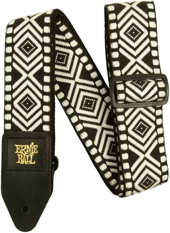 Ernie Ball Jacquard Strap in White Savannah