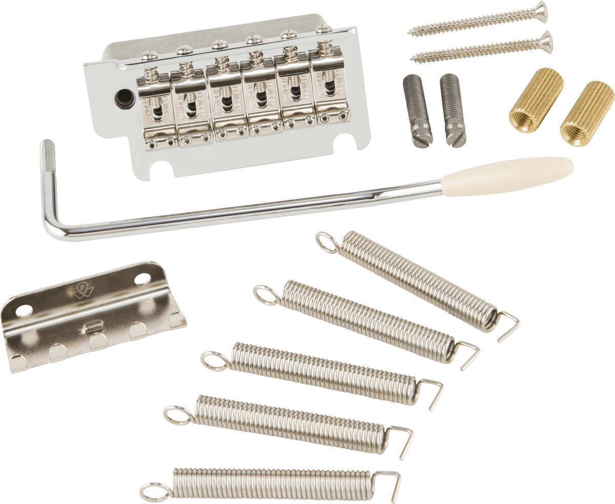 Fender Deluxe Series 2-Point Tremolo Assembly in Chrome Fender Deluxe Series 2-Point Tremolo Assembly in Chrome