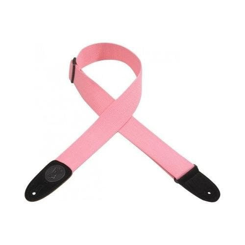 Levy M8 Pink Polyester Guitar Strap Levy M8 Pink Polyester Guitar Strap