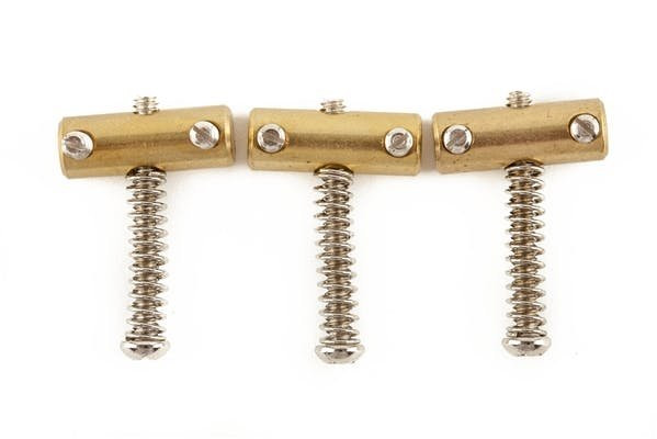 Fender Telecaster Compensated Bridge Saddle Set Fender Telecaster Compensated Bridge Saddle Set