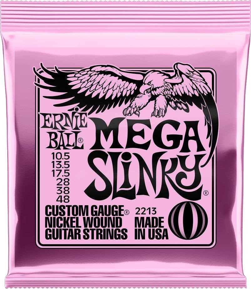 Ernie Ball Mega Slinky Electric Guitar Strings 10.5 - 48 gauge Ernie Ball Mega Slinky Electric Guitar Strings 10.5 - 48 gauge