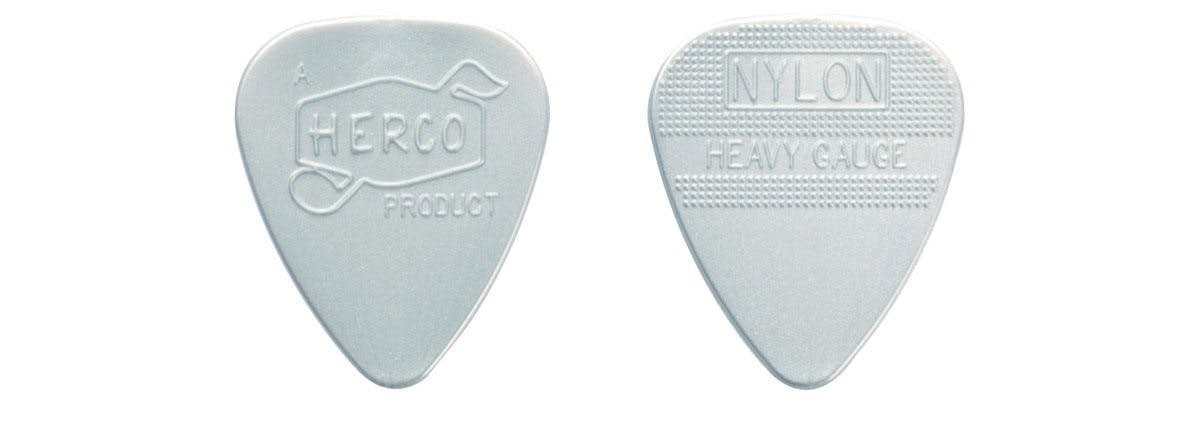 Jim Dunlop - Herco 66 Vintage Heavy Yo Ho Silver Plectrum Jim Dunlop - Herco 66 Vintage Heavy Yo Ho Silver Plectrum