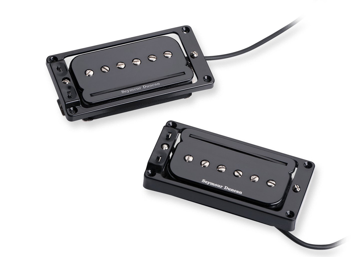 Seymour Duncan P-Rails Flat Triple Shot set in black Seymour Duncan P-Rails Flat Triple Shot set in black