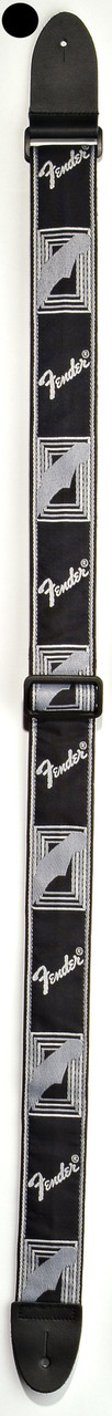 Fender 2" Monogrammed Guitar Strap Black / Light Grey / Dark Grey Fender 2" Monogrammed Guitar Strap Black / Light Grey / Dark Grey