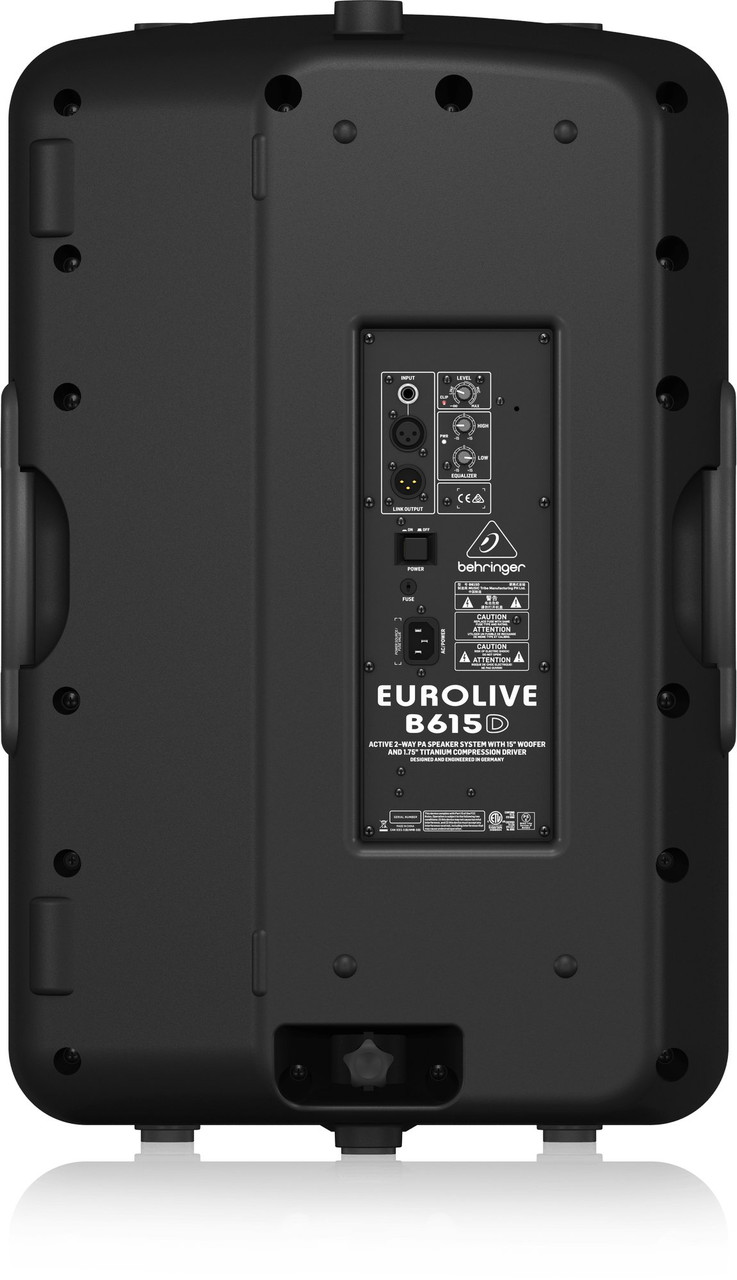 Behringer B615D Active 2 Way 1500 Watt PA Speaker System 15" Woofer Behringer B615D Active 2 Way 1500 Watt PA Speaker System 15" Woofer