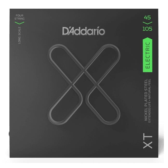 D'Addario XT Nickel Plated Steel Light Top Medium Bottom 45-105 Bass Strings D'Addario XT Nickel Plated Steel Light Top Medium Bottom 45-105 Bass Strings