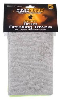 MusicNomad Edgeless Microfiber Drum Detailing Towels 2 Pack MusicNomad Edgeless Microfiber Drum Detailing Towels 2 Pack