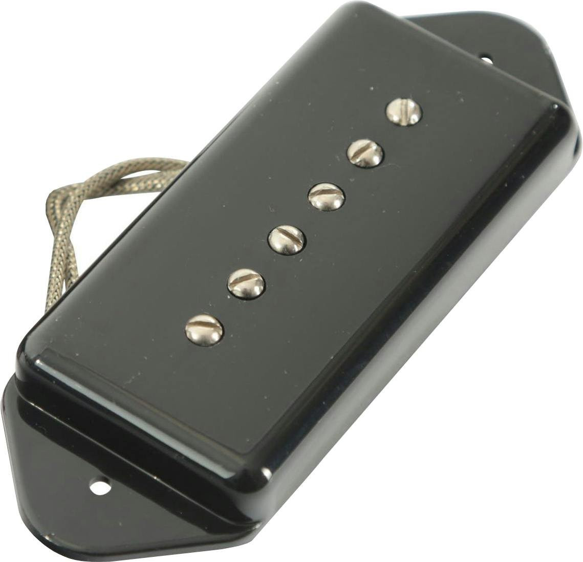 Lollar P-90 Dogear Bridge Tall Pickup in Black Lollar P-90 Dogear Bridge Tall Pickup in Black