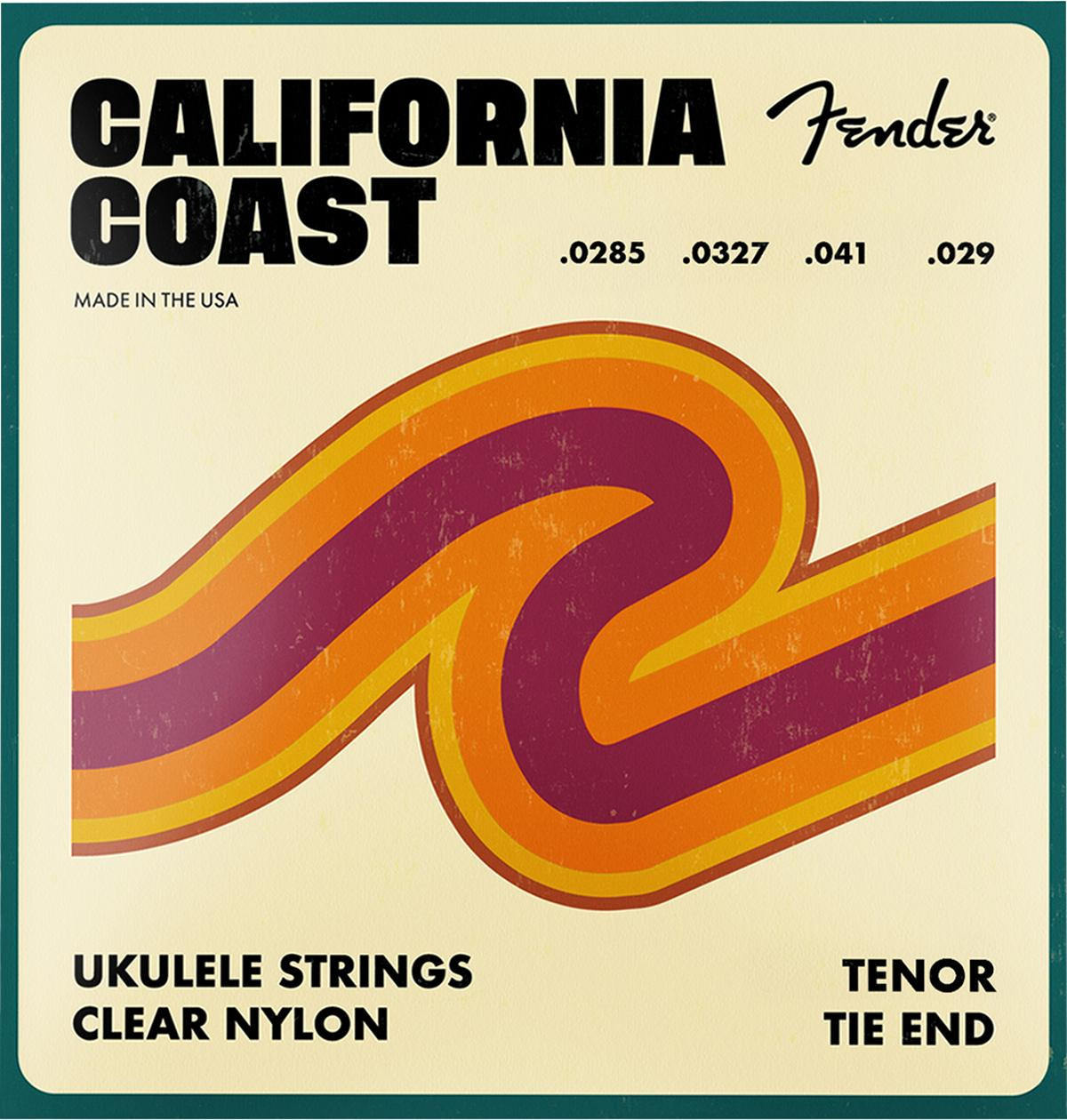 Fender California Coast Tenor Ukulele Strings Fender California Coast Tenor Ukulele Strings