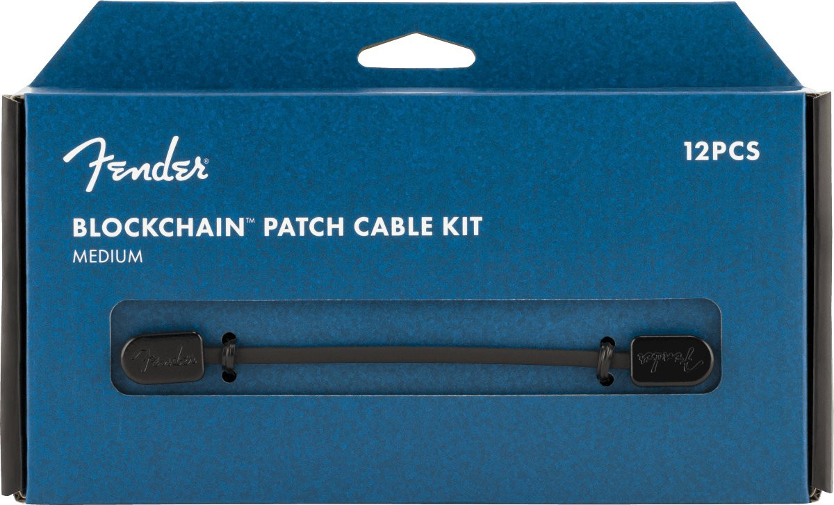 Fender Fender Blockchain Patch Cable Kit Black Medium