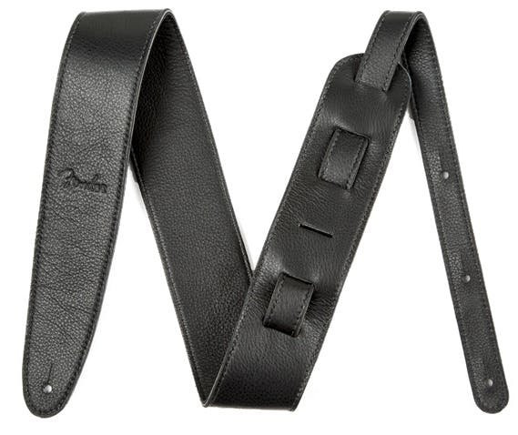Fender 2.5" Artisan Leather Strap in Black Fender 2.5" Artisan Leather Strap in Black