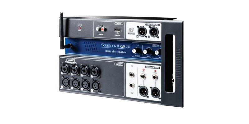 Soundcraft UI12 Remote-controlled Digital Mixer with 8 Mic Inputs Soundcraft UI12 Remote-controlled Digital Mixer with 8 Mic Inputs