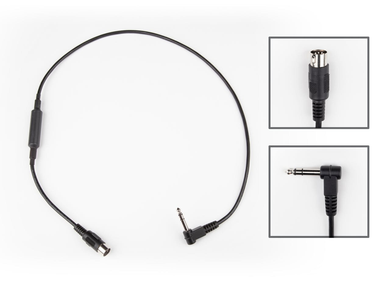 Strymon MIDI-EXP Cable - Straight MIDI Connector & Right Angle 1/4" TRS Jack Connector Strymon MIDI-EXP Cable - Straight MIDI Connector & Right Angle 1/4" TRS Jack Connector