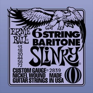 Ernie Ball Baritone Slinky 6 String Set (13 - 72) Ernie Ball Baritone Slinky 6 String Set (13 - 72)