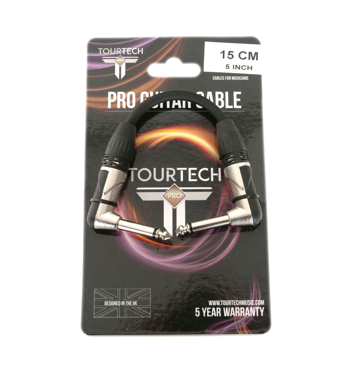 TourTech 4" Right-Angled Patch Cable TourTech 4" Right-Angled Patch Cable