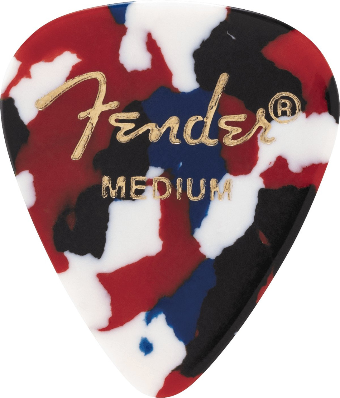 Fender Medium Picks Confetti Pack of 12 Fender Medium Picks Confetti Pack of 12