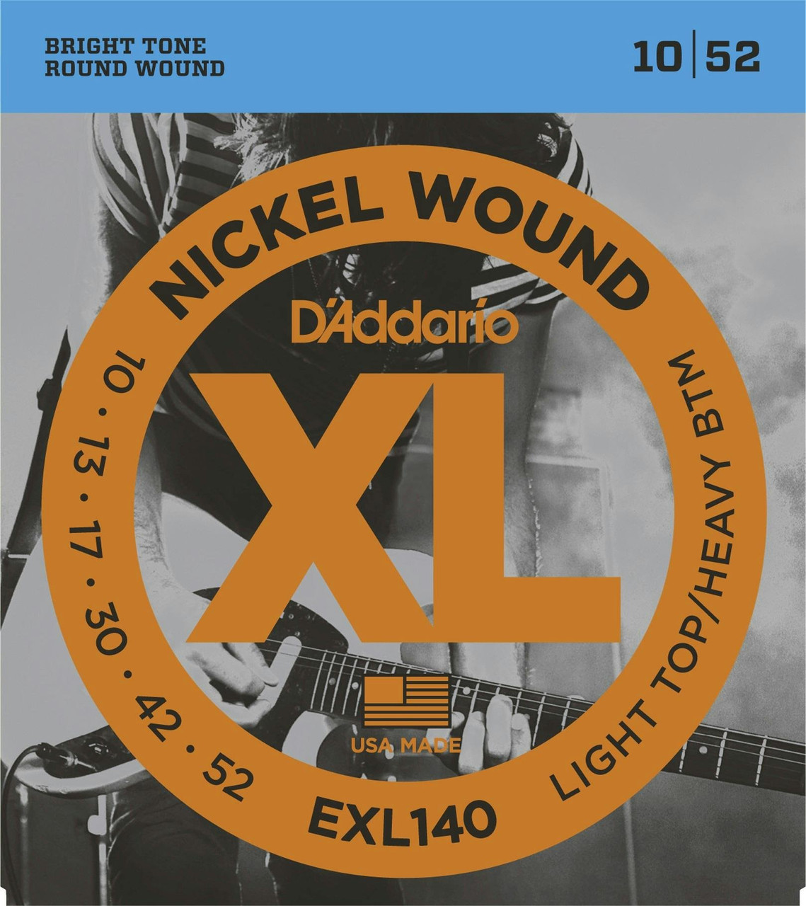 D'Addario XL 10-52 Light Top/Heavy Bottom Set D'Addario XL 10-52 Light Top/Heavy Bottom Set
