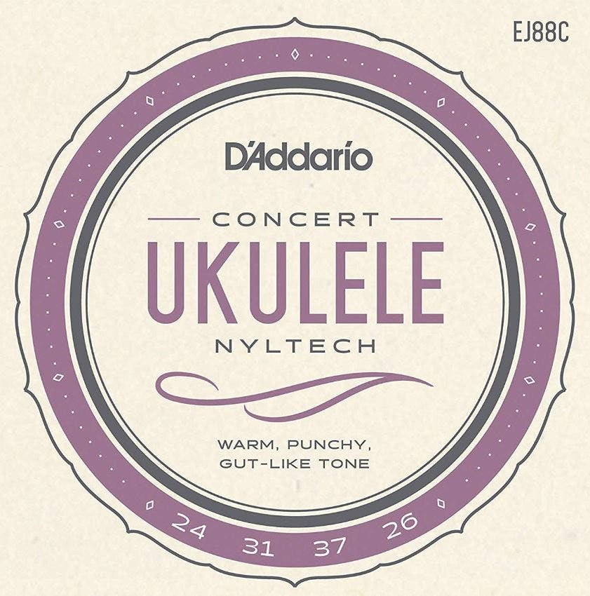 D'Addario EJ88C Nyltech Ukulele Strings - Concert