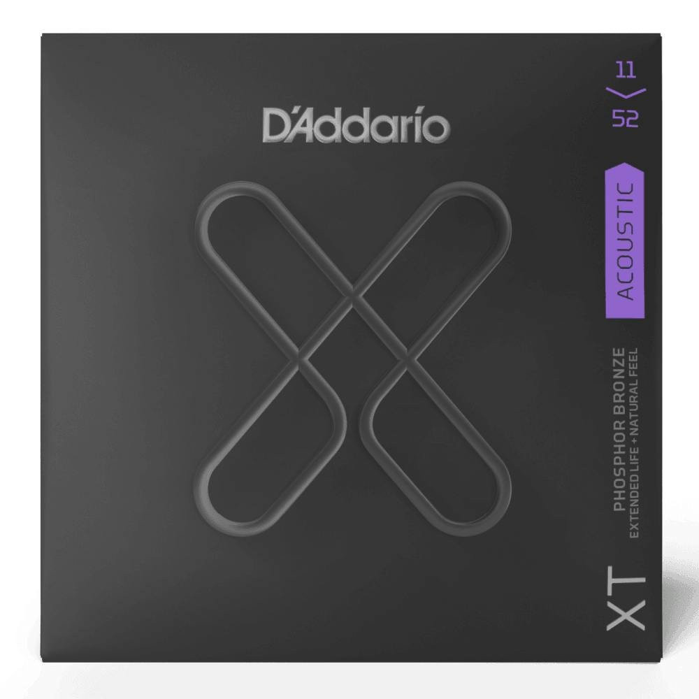 D'Addario XT Phosphor Bronze Custom Light 11-52 Acoustic Guitar Strings D'Addario XT Phosphor Bronze Custom Light 11-52 Acoustic Guitar Strings