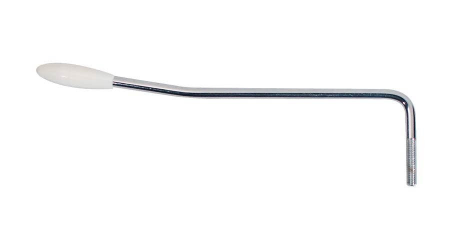 Tremolo Arm with White Cap in Chrome - 5mm Tremolo Arm with White Cap in Chrome - 5mm