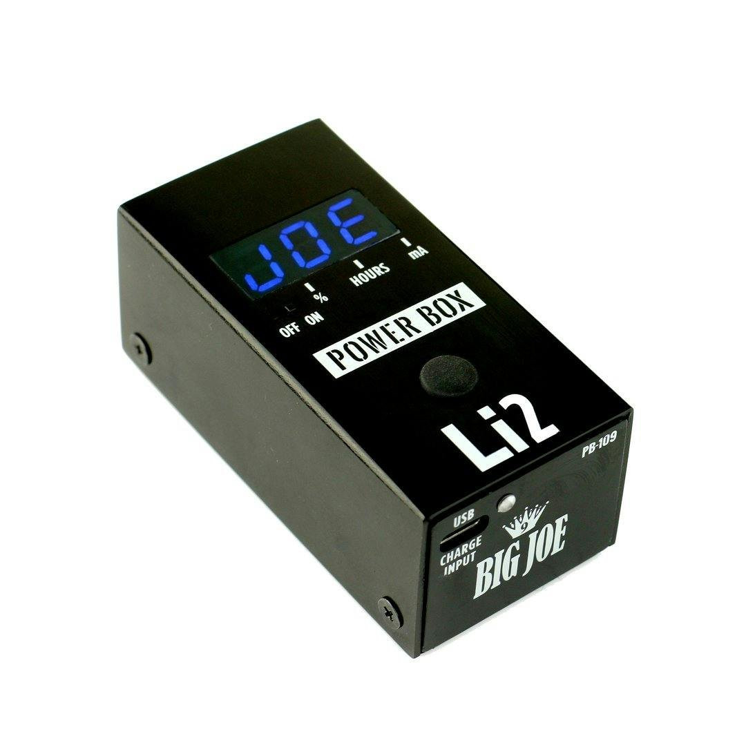 Big Joe Stompbox PB-109 Power Box Li2 Rechargable Pedal Power Supply