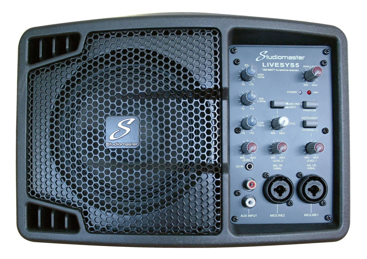Studiomaster LIVESYS5 150w Personal Monitor Speaker (Each) Studiomaster LIVESYS5 150w Personal Monitor Speaker (Each)