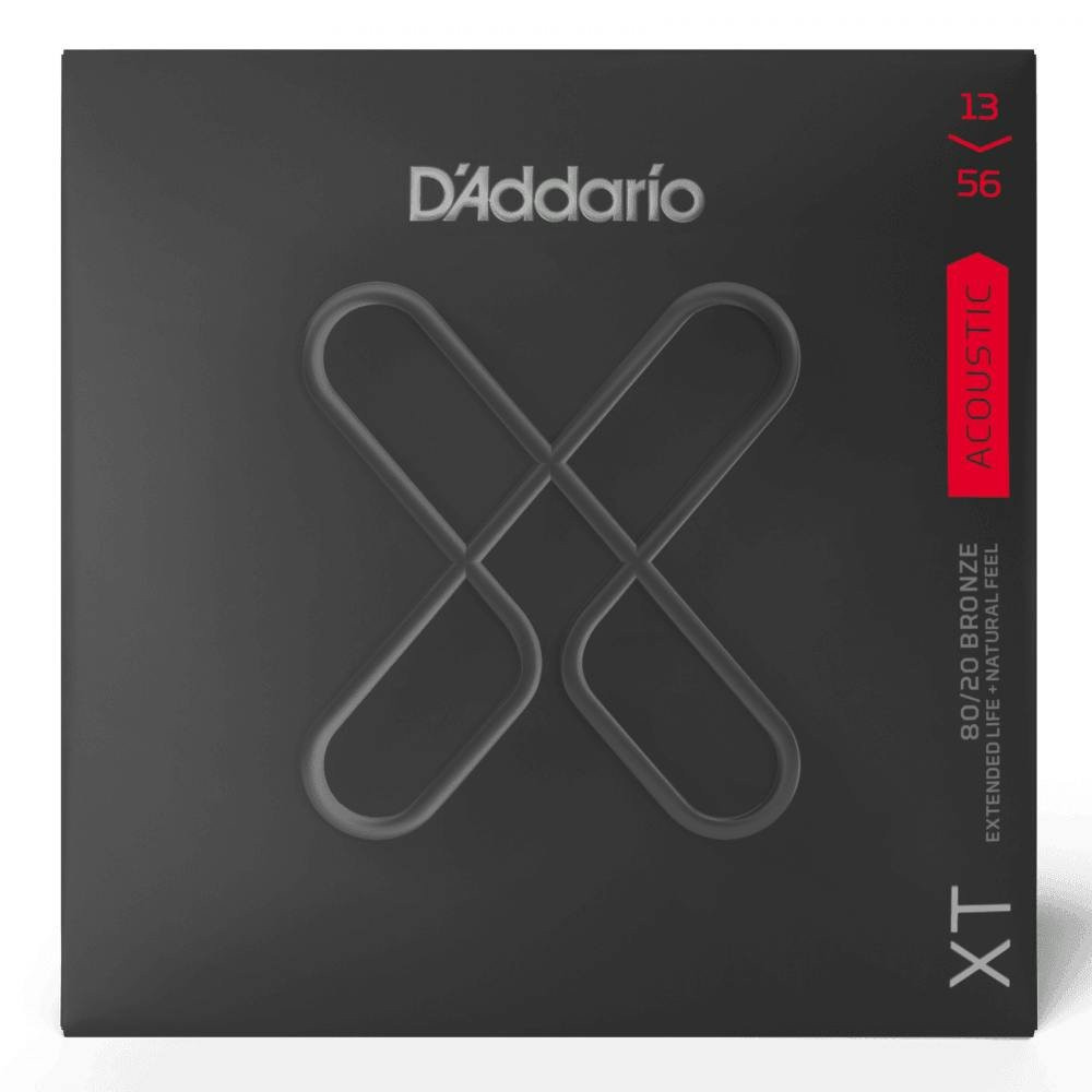D'Addario XT 80-20 Bronze Medium 13-56 Acoustic Guitar Strings D'Addario XT 80-20 Bronze Medium 13-56 Acoustic Guitar Strings