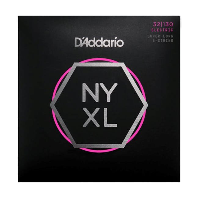 D'Addario NYXL32130SL Regular Light Super Long Scale 6-String Bass Guitar Strings 32-130 D'Addario NYXL32130SL Regular Light Super Long Scale 6-String Bass Guitar Strings 32-130