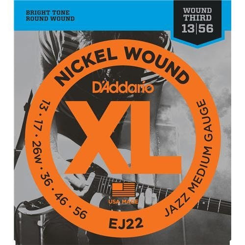 D'Addario EJ22 13-56 Jazz Medium Set