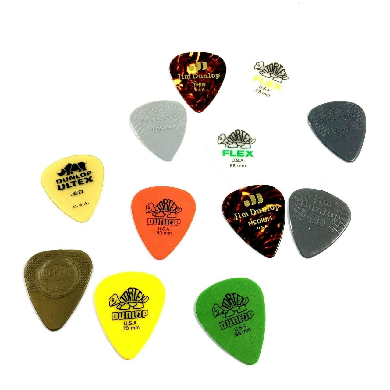 Dunlop Acoustic Variety Guitar Pick 12 Pack Dunlop Acoustic Variety Guitar Pick 12 Pack