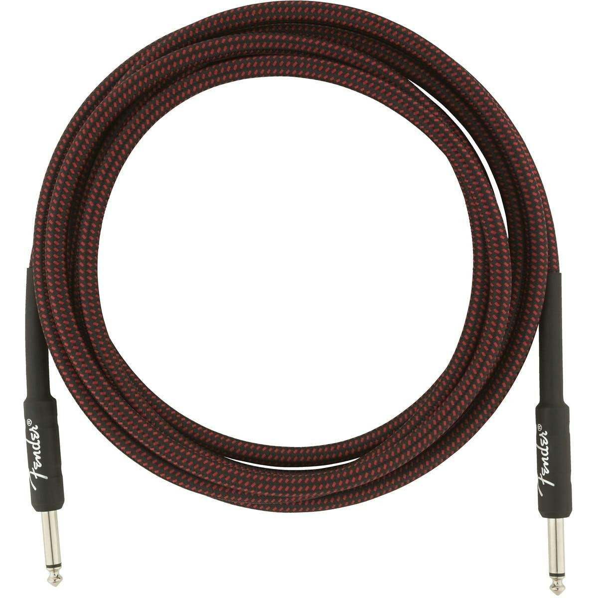 Fender Professional Series Instrument Cable 10' in Red Tweed