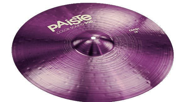 Paiste 18" Color Sound 900 Crash Cymbal - Purple Paiste 18" Color Sound 900 Crash Cymbal - Purple